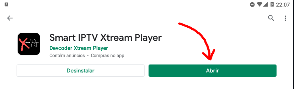 Smart Xtream Player na Playstore